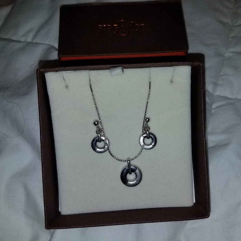 Sterling Silver and Diamond Boxed Set